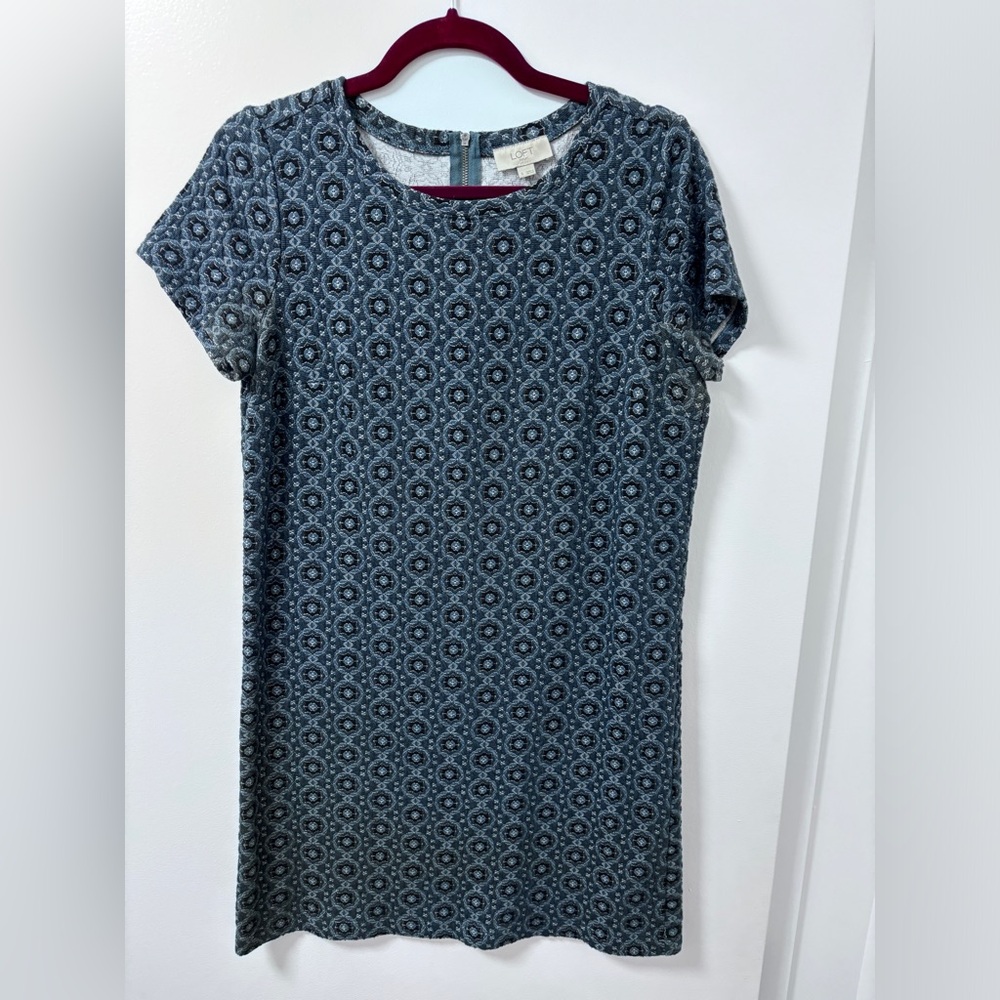LOFT tweed textured dress size small